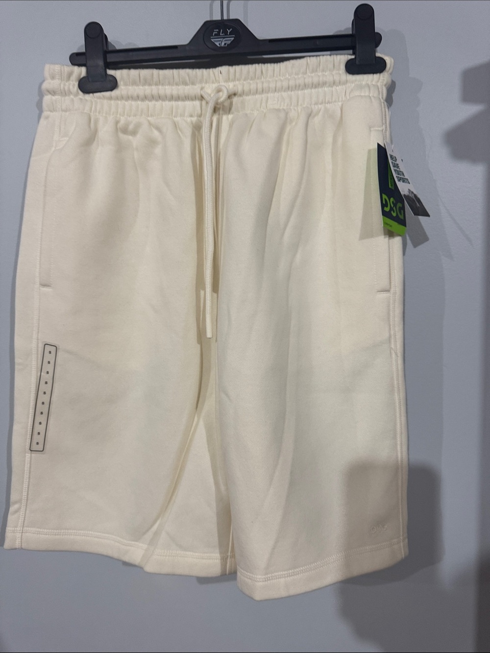 NEW DSG Cream Athletic Drawstring Shorts